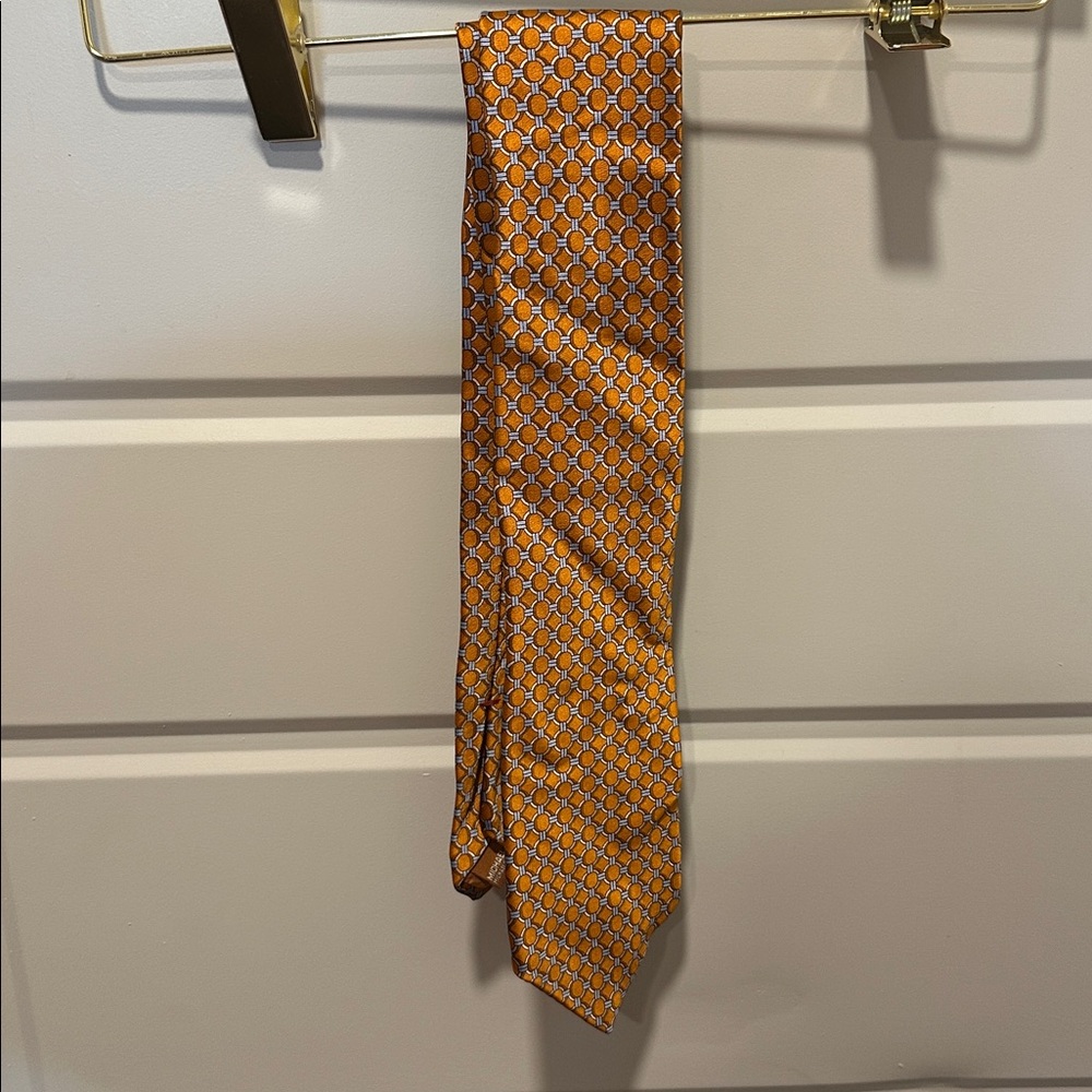 Michael Kors Silk Tie Orange/Blue